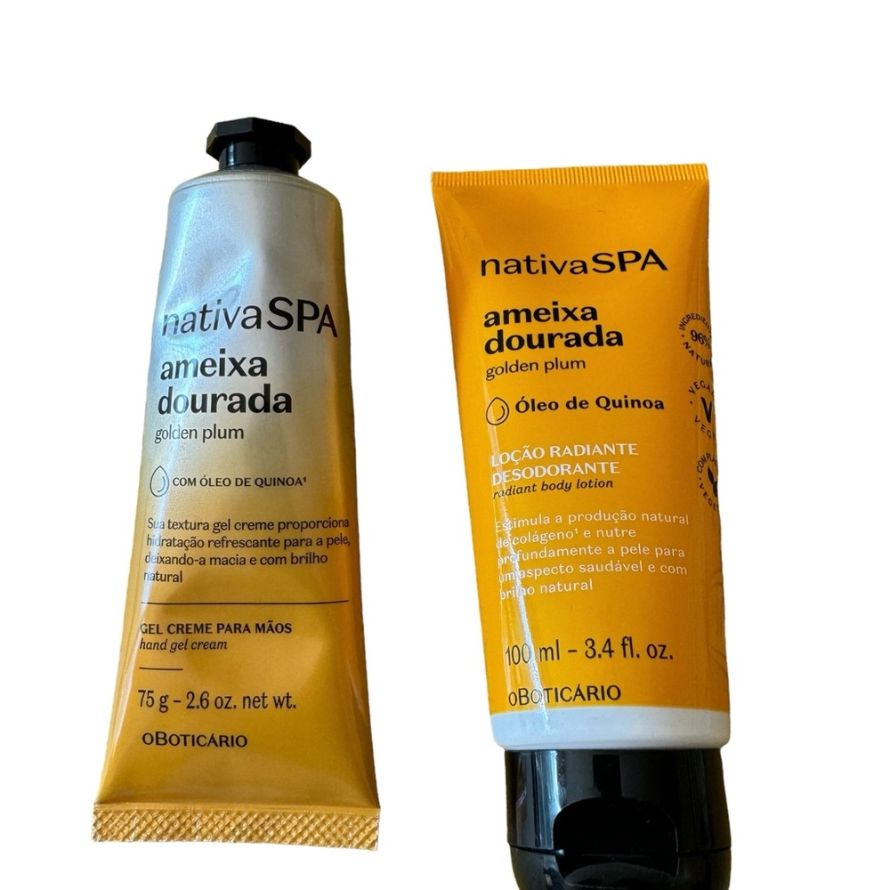 Native Spa gel hand cream and body lotion. NWT.